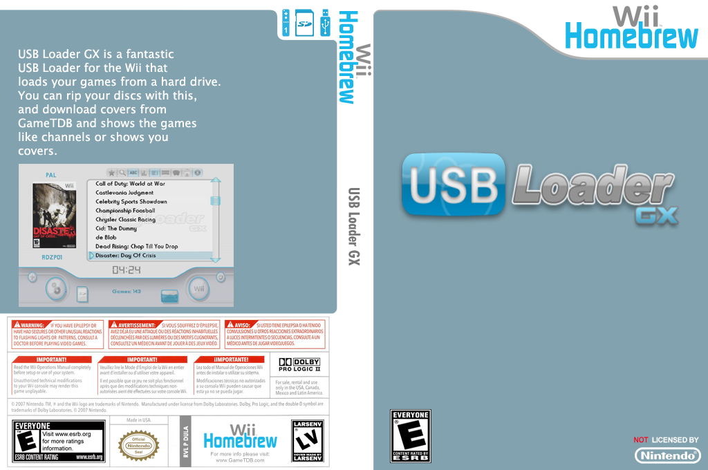 usb loader gx 4.3u homebrew